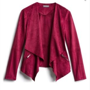 Market & Spruce Walley Faux Suede Drape Jacket